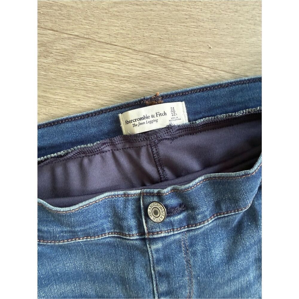 Abercrombie & Fitch Blue Denim “The Jean Legging” | Women’s 31/12R - Picture 2 of 6